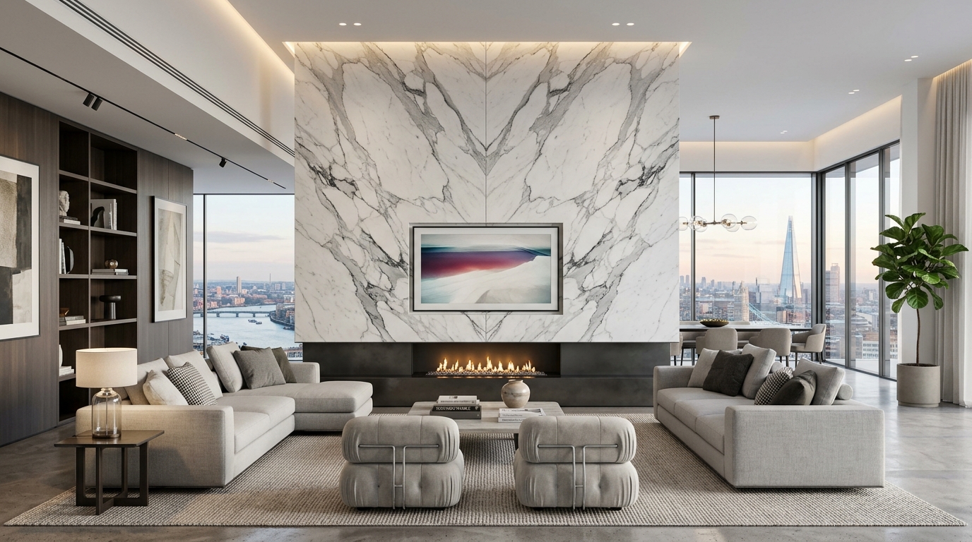 White & Light Marble