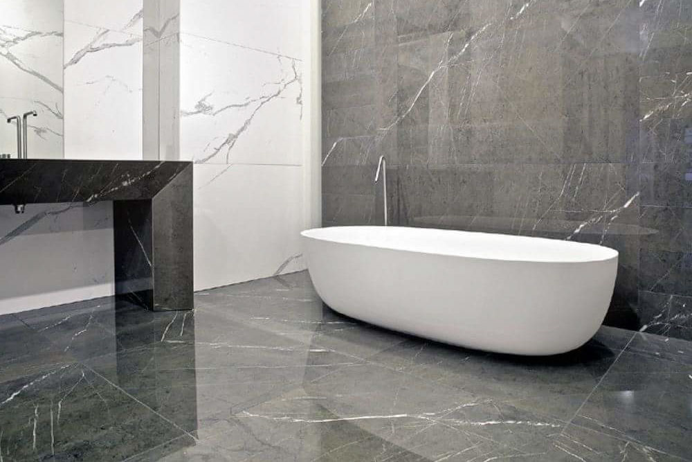Integrated Monolithic Stone Basin