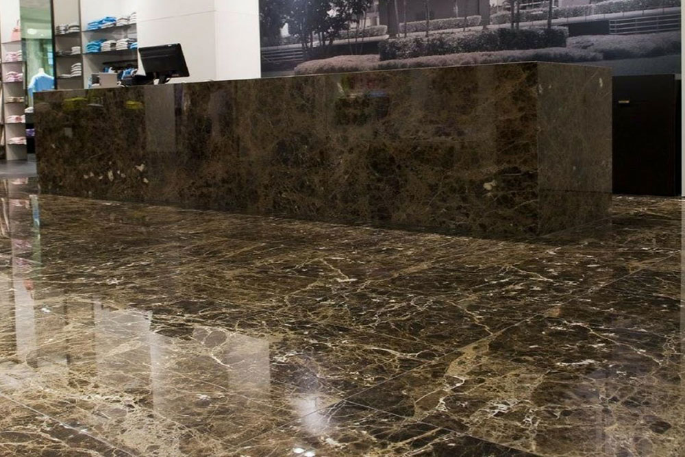 Designer Marble Floor Border Layout