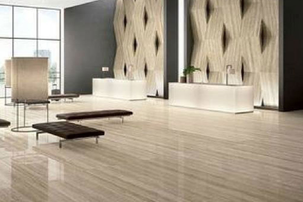 Villa Outdoor Travertine Patio