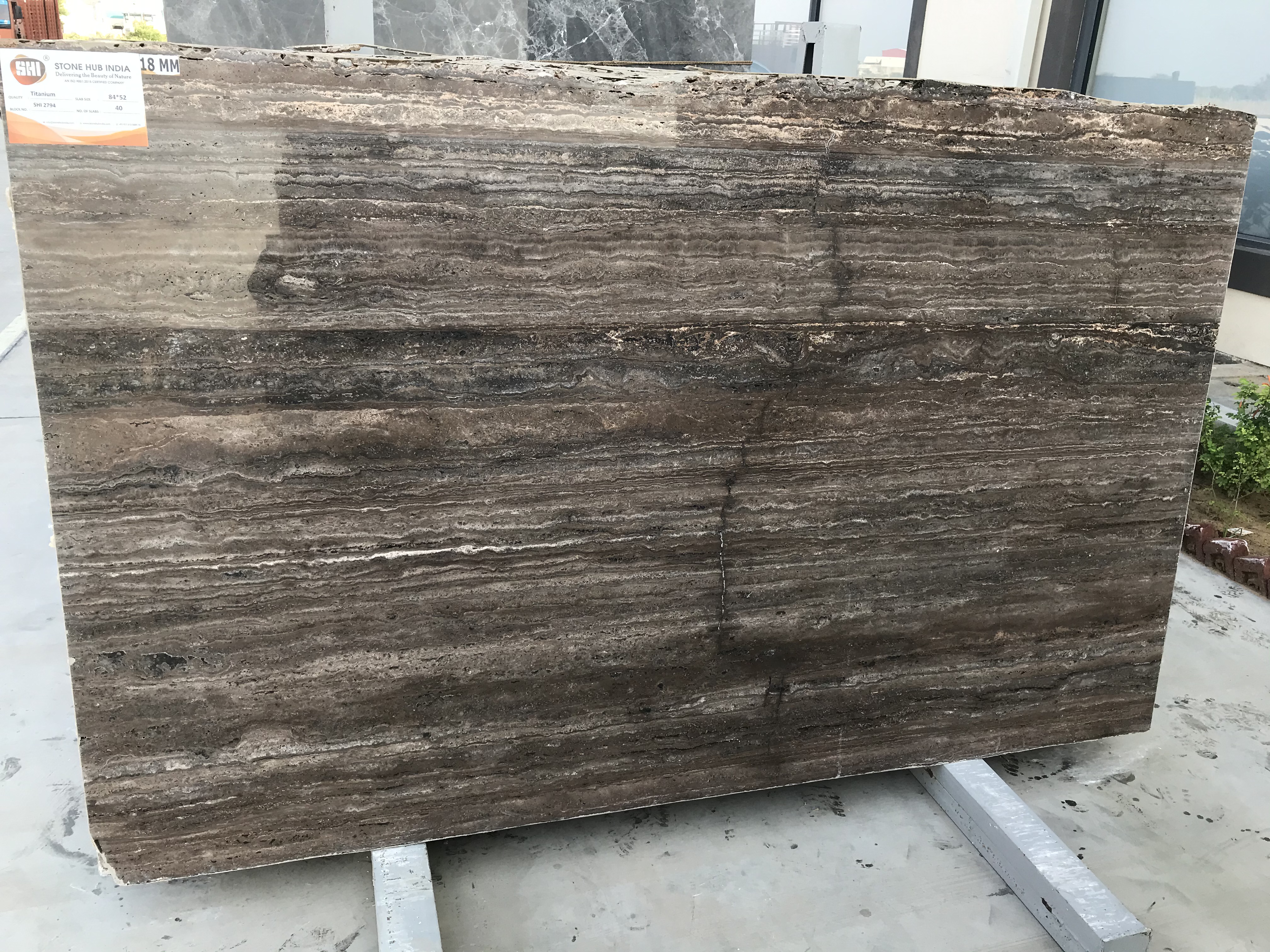 Titanium Travertine view 2